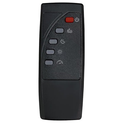 Enfield - 71" TV Stand Fireplace Media Console - Dark Pine