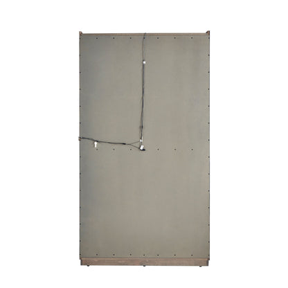 Pulaski Accents - Sliding Door Curio Cabinet - Medium Wood