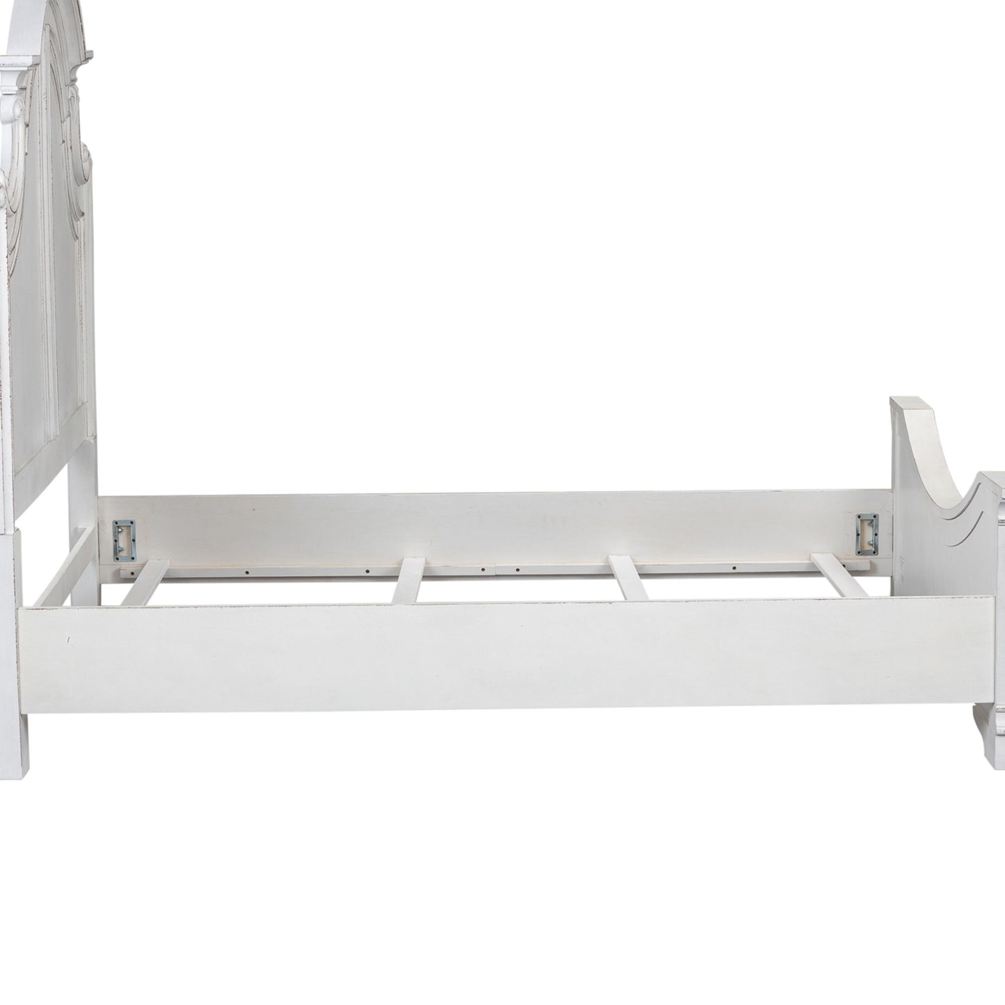 Magnolia Manor - Panel Bed Rails Length - Antique White