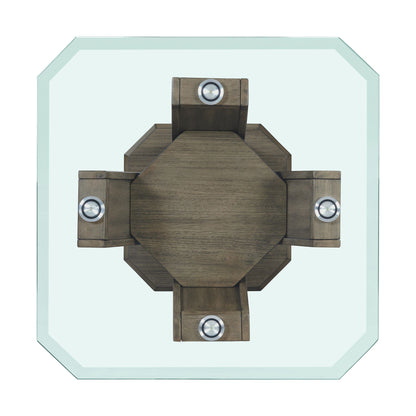 Dapper - Square End Table - Gray