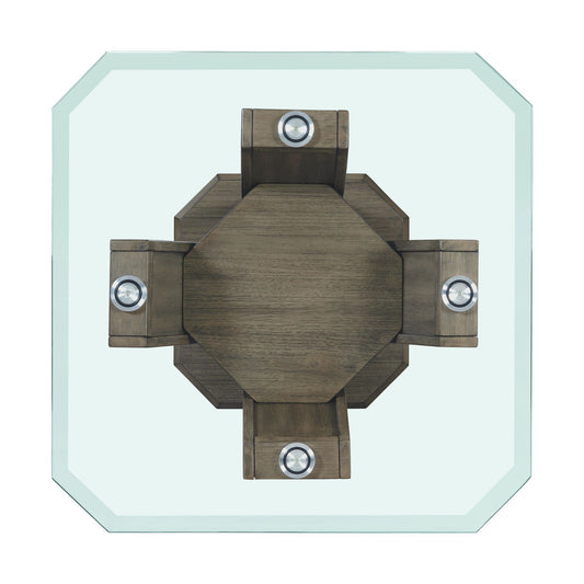 Dapper - Square End Table - Gray