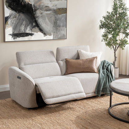 Ostend - Upholstered Power Recliner Sofa - Gray