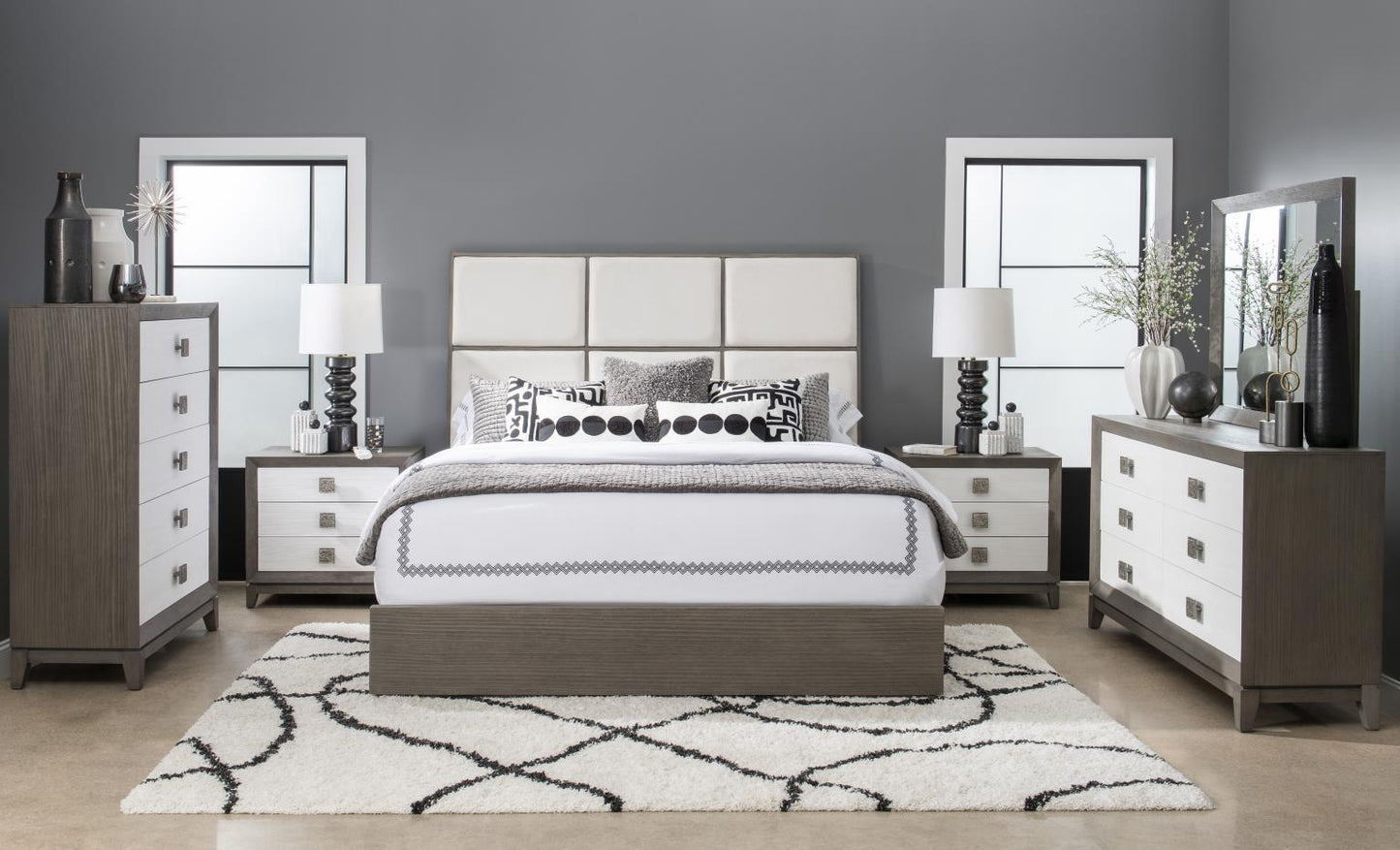 Terra Luna - Drawer Chest - White Cloud & Nightfall