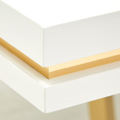 Palm Gate - Rectangular Dining Table - Cloud White