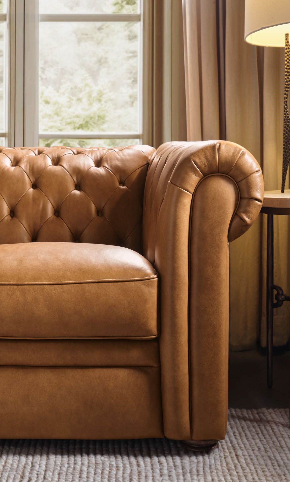MS - Glover Power Reclining Sofa With Power Headrest - Brown