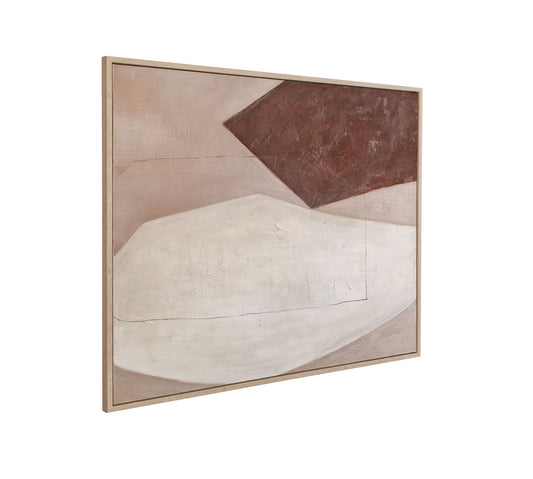 Leadline Framed Canvas - Brown