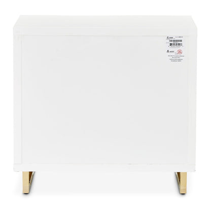 Palm Gate - Nightstand - Cloud White