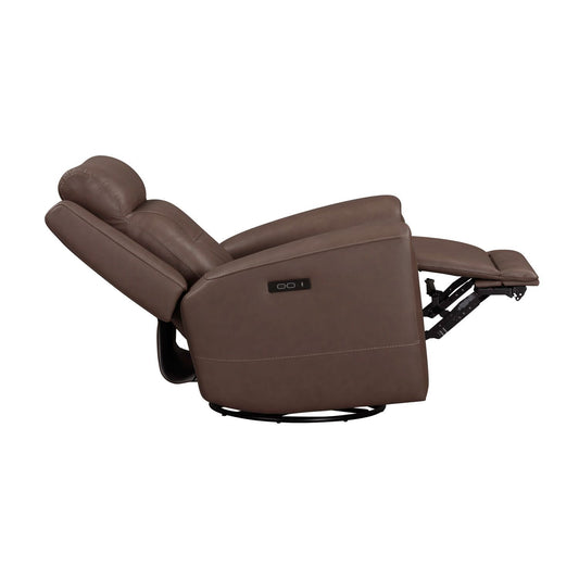 Beckham - Swivel Glider Recliner P2 - Aline Saddle