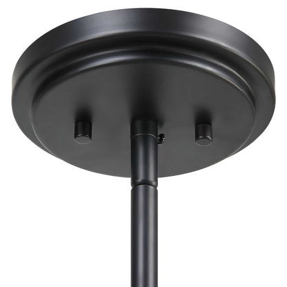 Suva - 4 Light Rope Pendant - Black