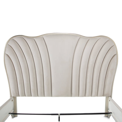 London Place - Velvet Panel Bed