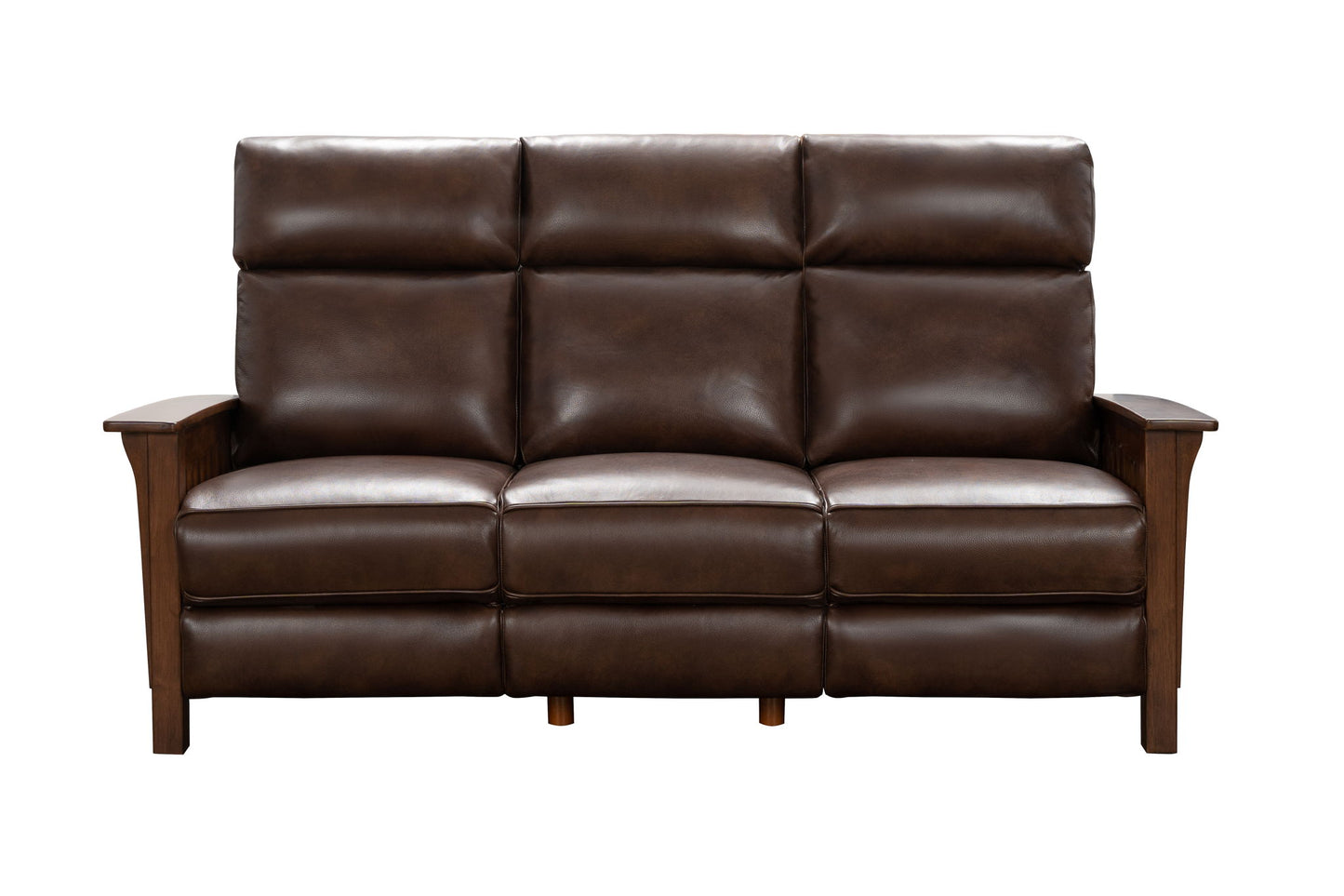 Artisan - Sofa-Recliner With Power, Power Headrest - Dark Brown