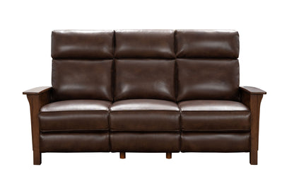 Artisan - Sofa-Recliner With Power, Power Headrest - Dark Brown