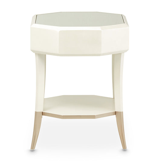 La Rachelle - Octagonal End Table - Champagne