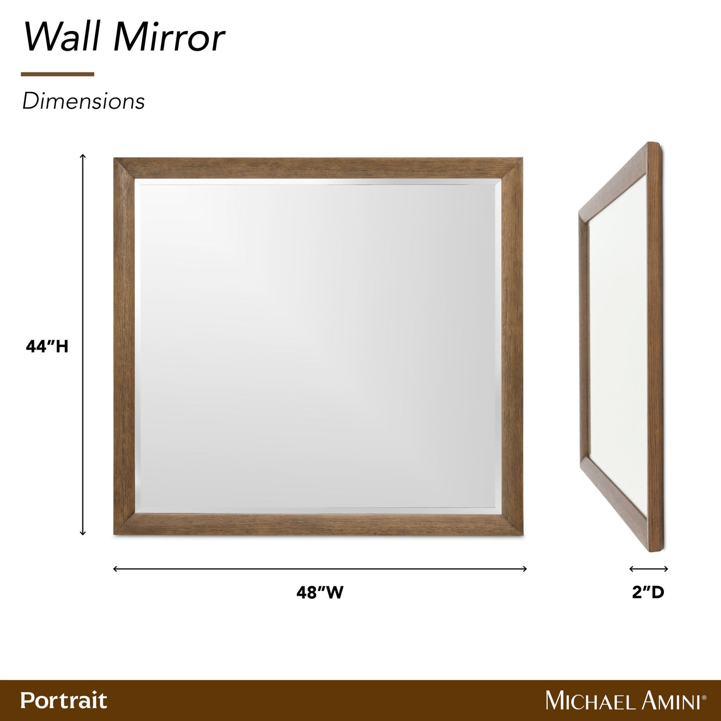 Portrait - Mirror - Sienna Brown