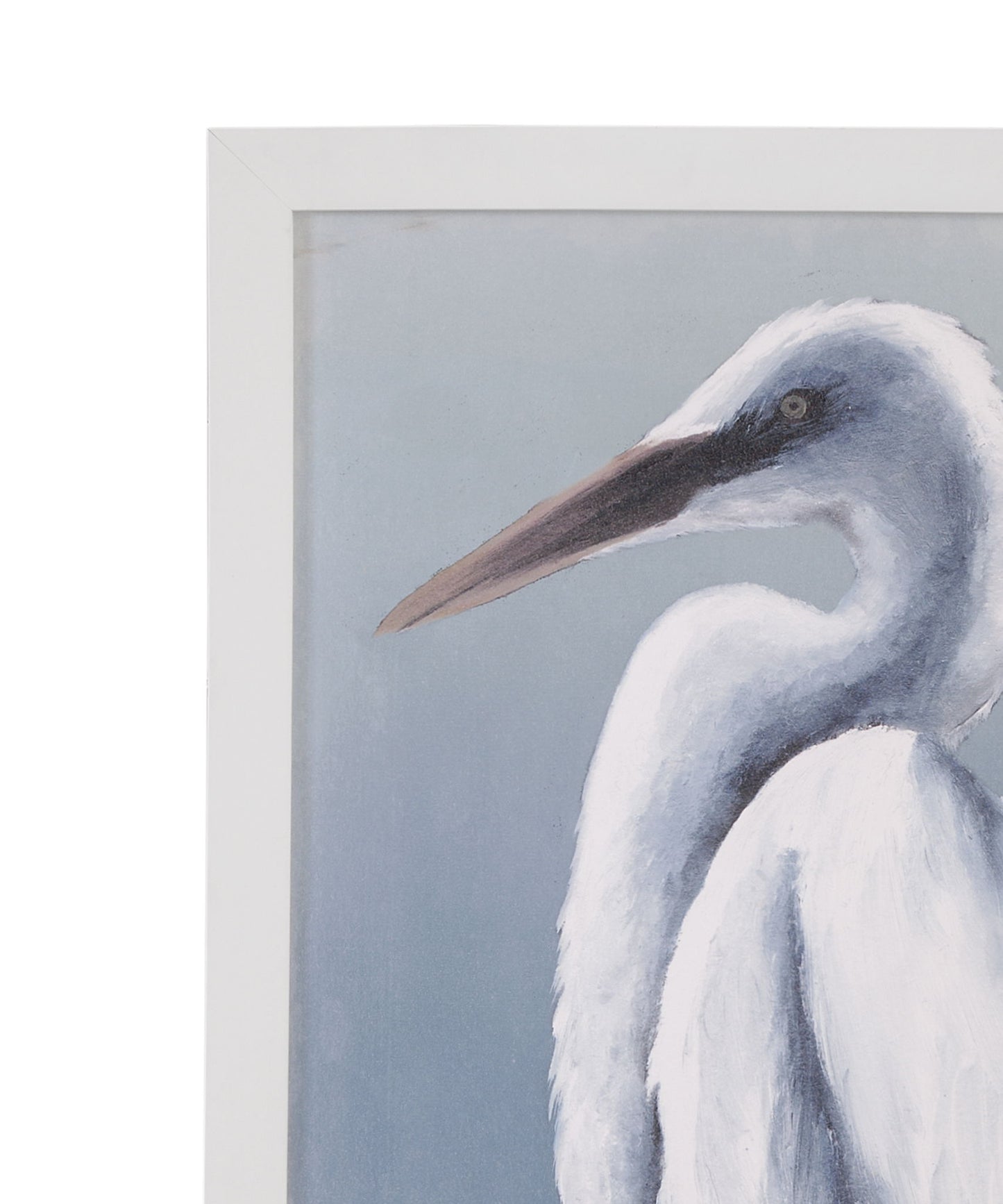 Herald In Mist Framed Print (Set of 2) - Blue / White