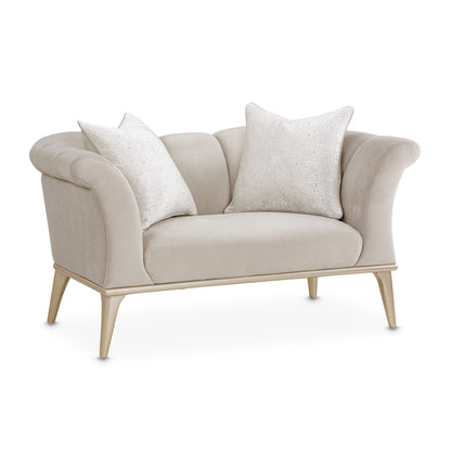 Yvette - Chair And A Half - Porcini / Medium Champagne
