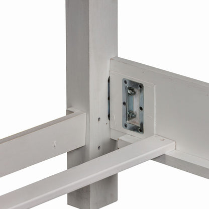 Abbey Park - California King Panel Bed Rails - Antique White