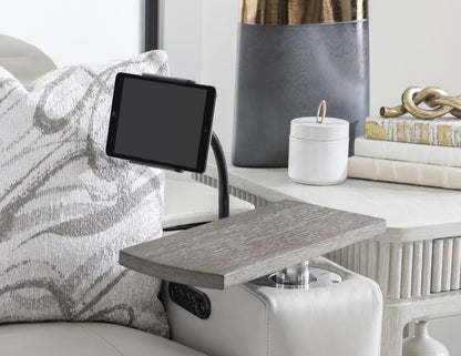Luna Ravello - LAF Recliner - Silver / Miramar Mink
