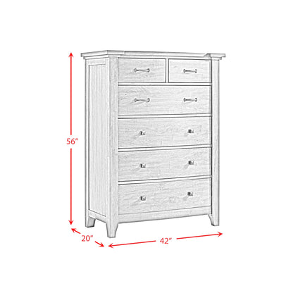 Gage - 6-Drawer Chest - Chestnut
