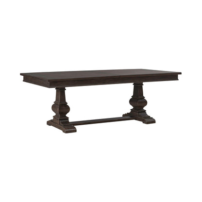 Paradise Valley - Trestle Table Base - Saddle Brown