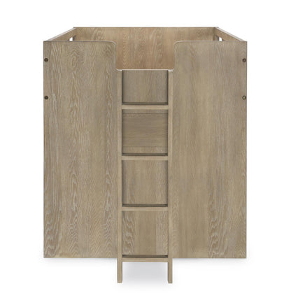 District - Complete Captains Bed - Weathered Oak