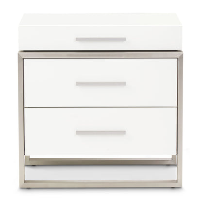 Marquee - Nightstand - Cloud White