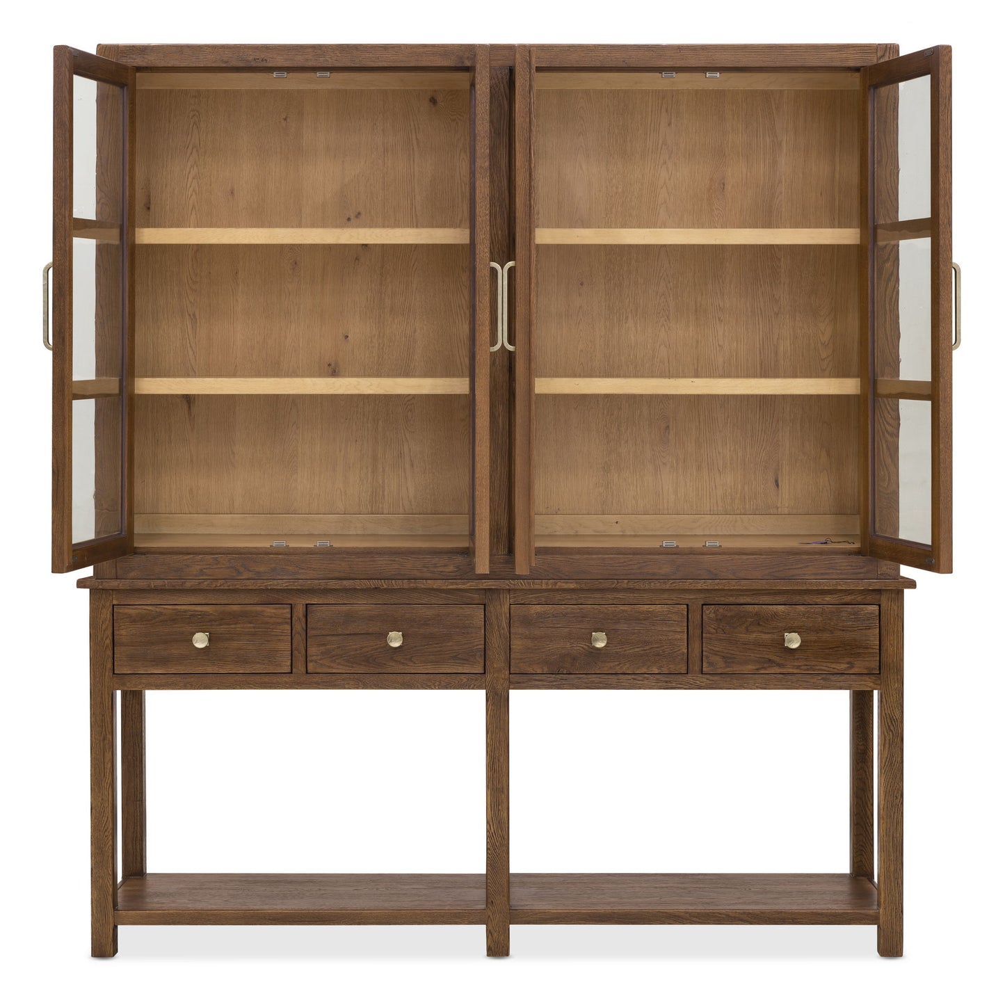 Driftwood - Display Sideboard - Worn Saddle