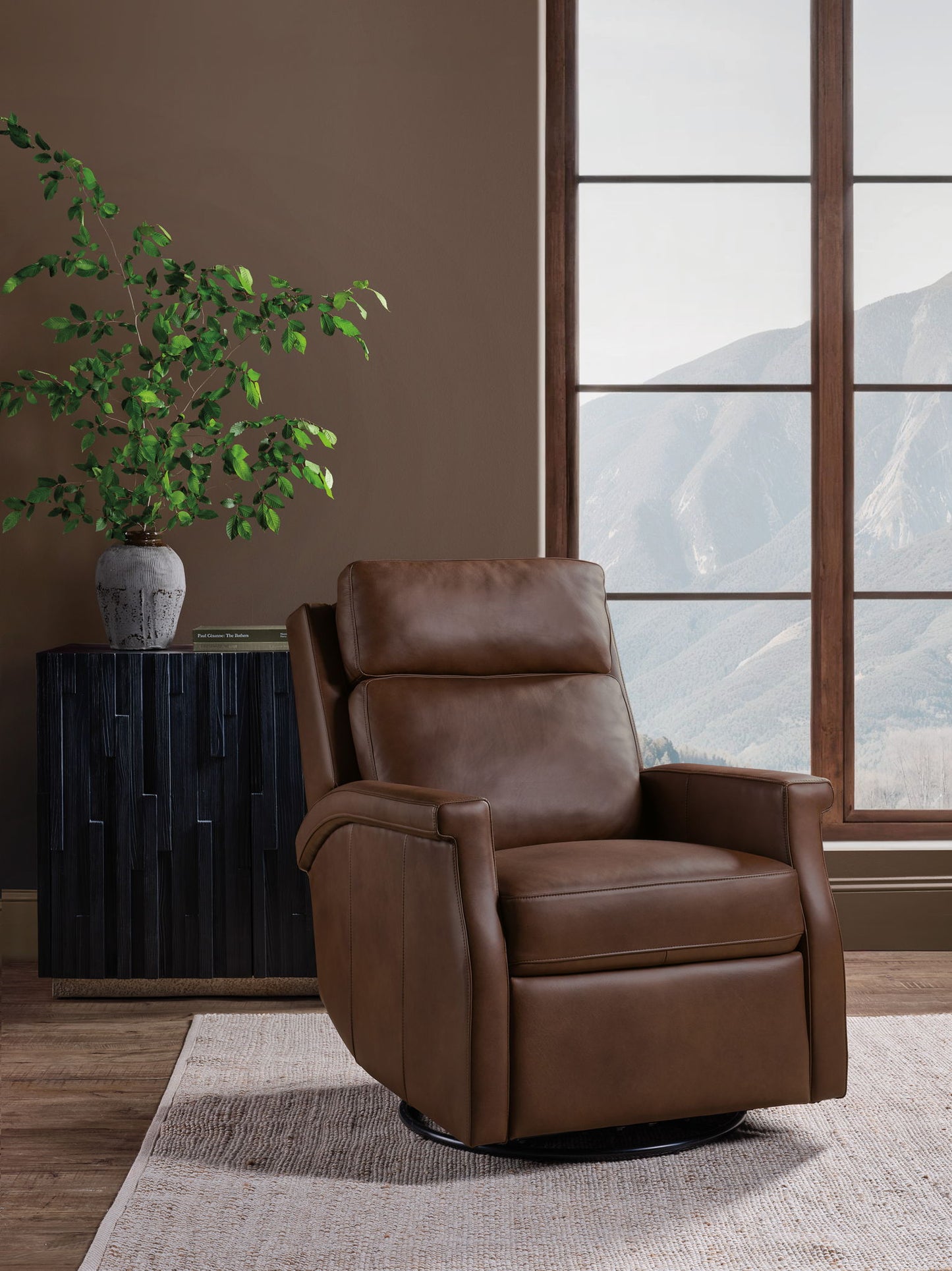 RC - Kaufman ZG Swivel Power  Recliner With  Pop-Up Headrest