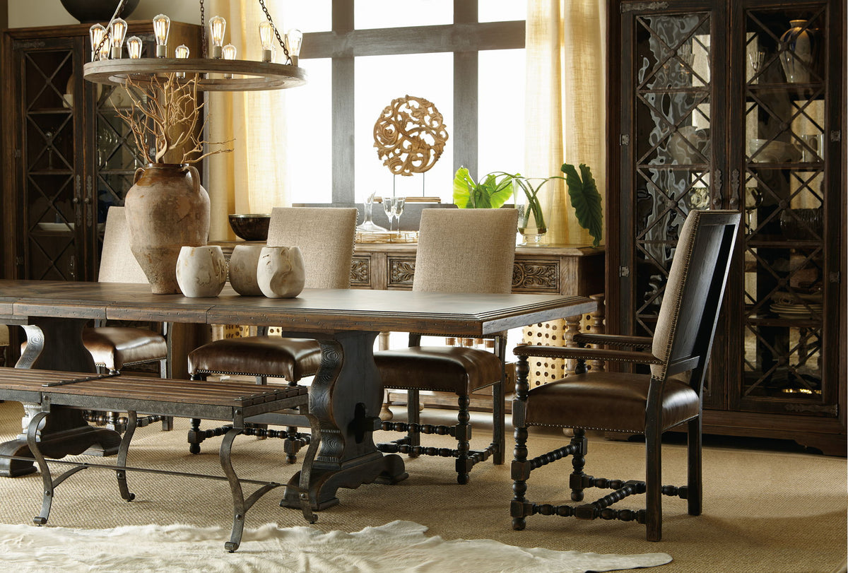 Hill Country - Comfort Upholstered Side Chair (Set of 2) - Light Brown / Dark Brown