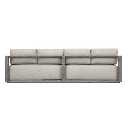Remsen - Outdoor Large Sofa - Weathered Gray / Dove