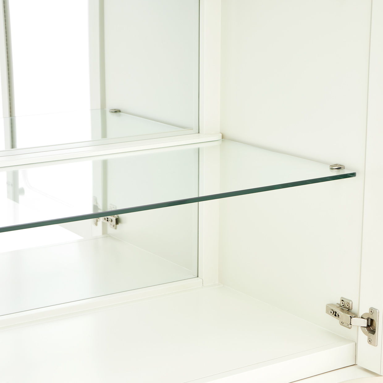 La Marisia - Display Cabinet - Creamy Pearl