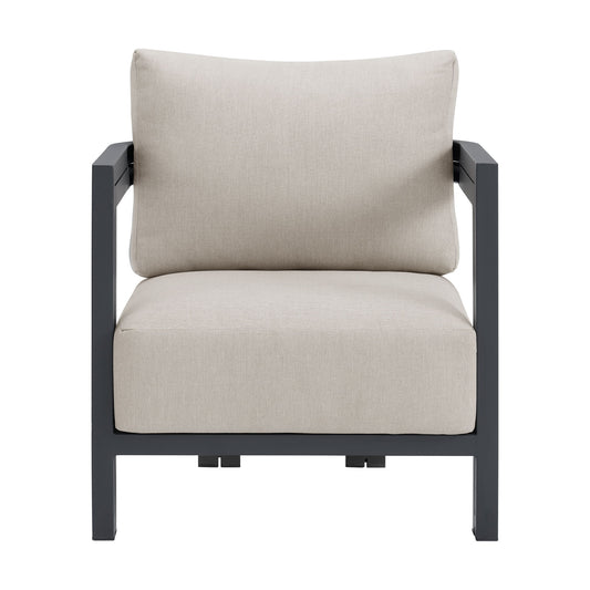 Playa - Chair (Set of 2) - Dark Gray / Beige