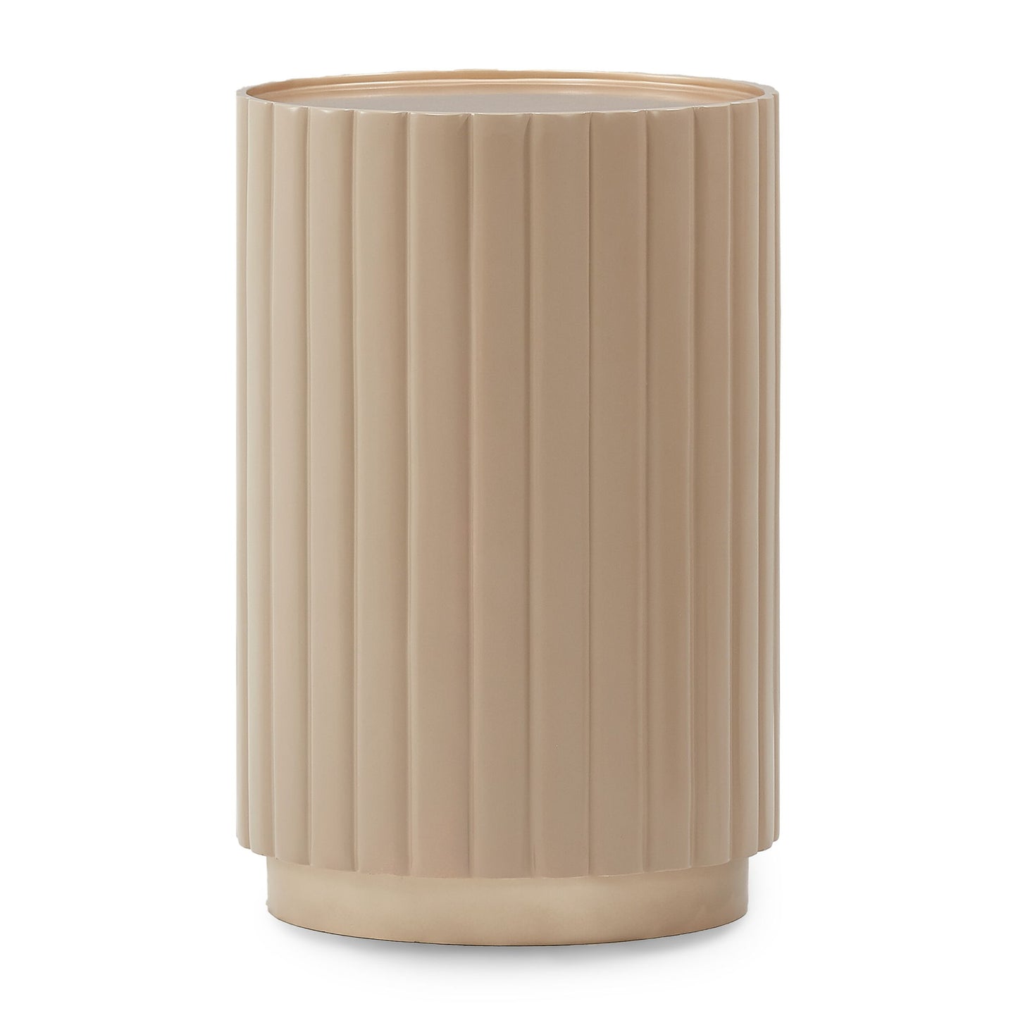 Malibu Crest - Round Chairside Table - Chardonnay