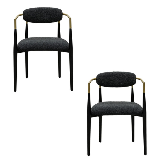 Jenson - Black Dining Chair (Set of 2) - Black