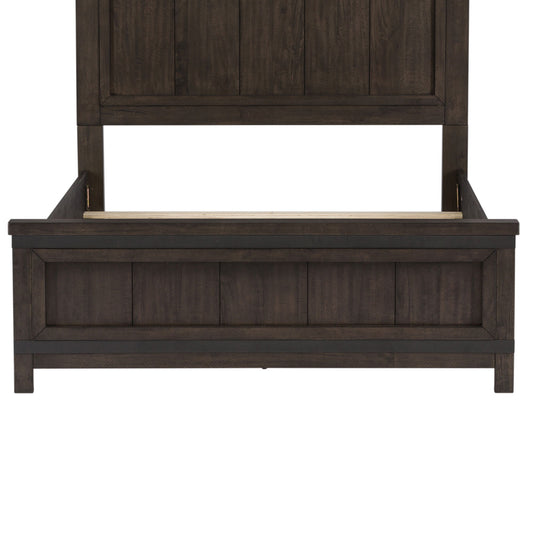 Thornwood Hills - Full Panel Footboard - Rock Beaten Brown