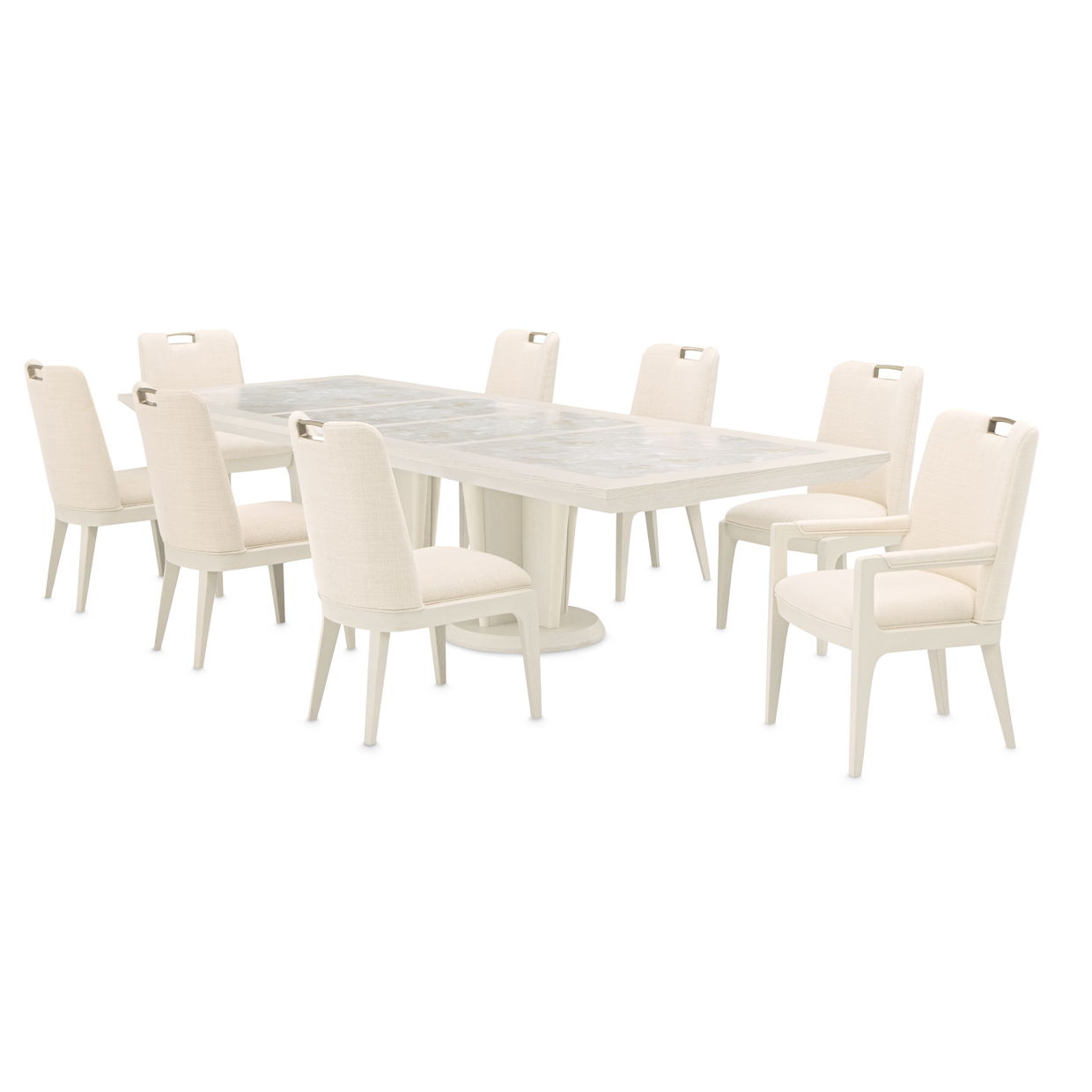 Scotts Square - Chaise - Cornsilk / Light Champagne
