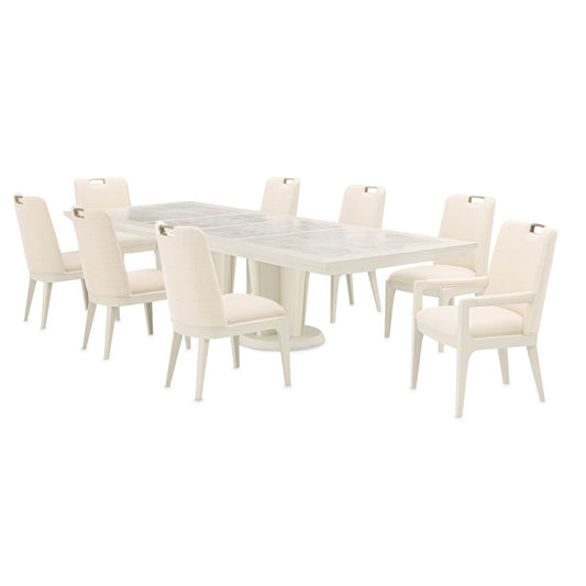 Scotts Square - Chaise - Cornsilk / Light Champagne