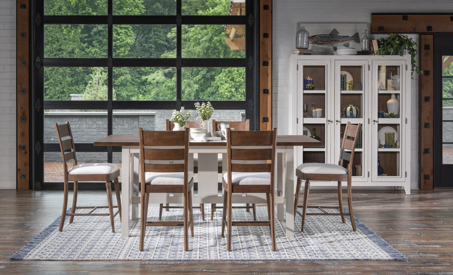 Lake House - Ladder Back Counter Height Stool (Set of 2)