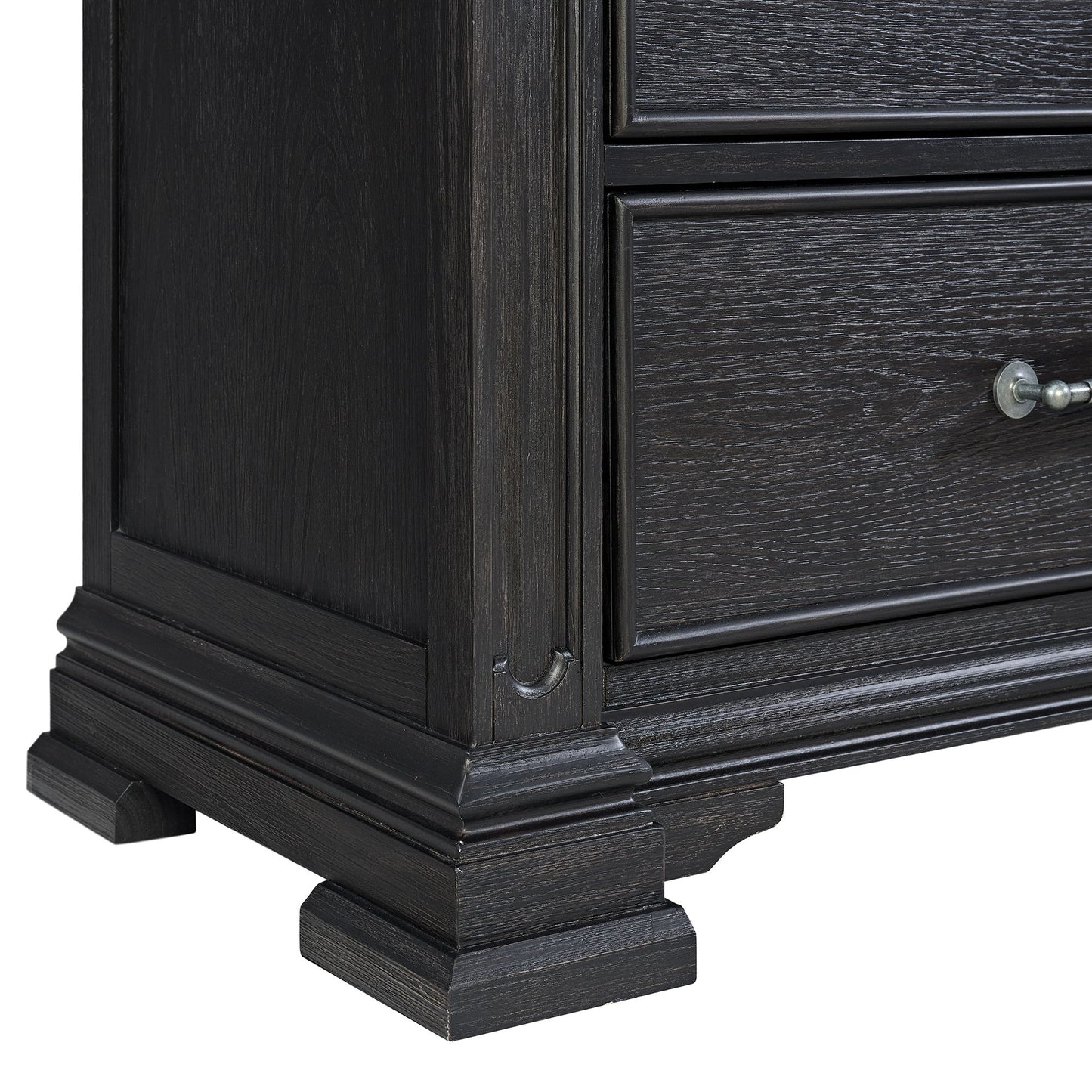 Kings Court - 3-Drawer Nightstand (Sliding Top)