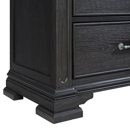 Kings Court - 3-Drawer Nightstand (Sliding Top)