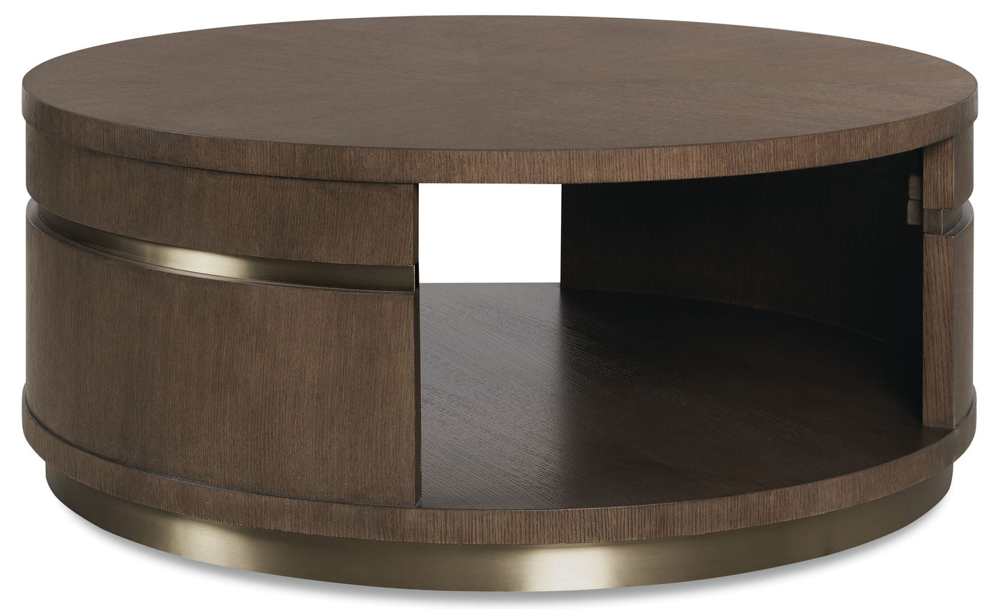 Commerce And Market - Roll With It Round Cocktail Table - Dark Brown