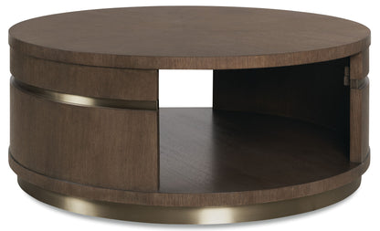 Commerce And Market - Roll With It Round Cocktail Table - Dark Brown