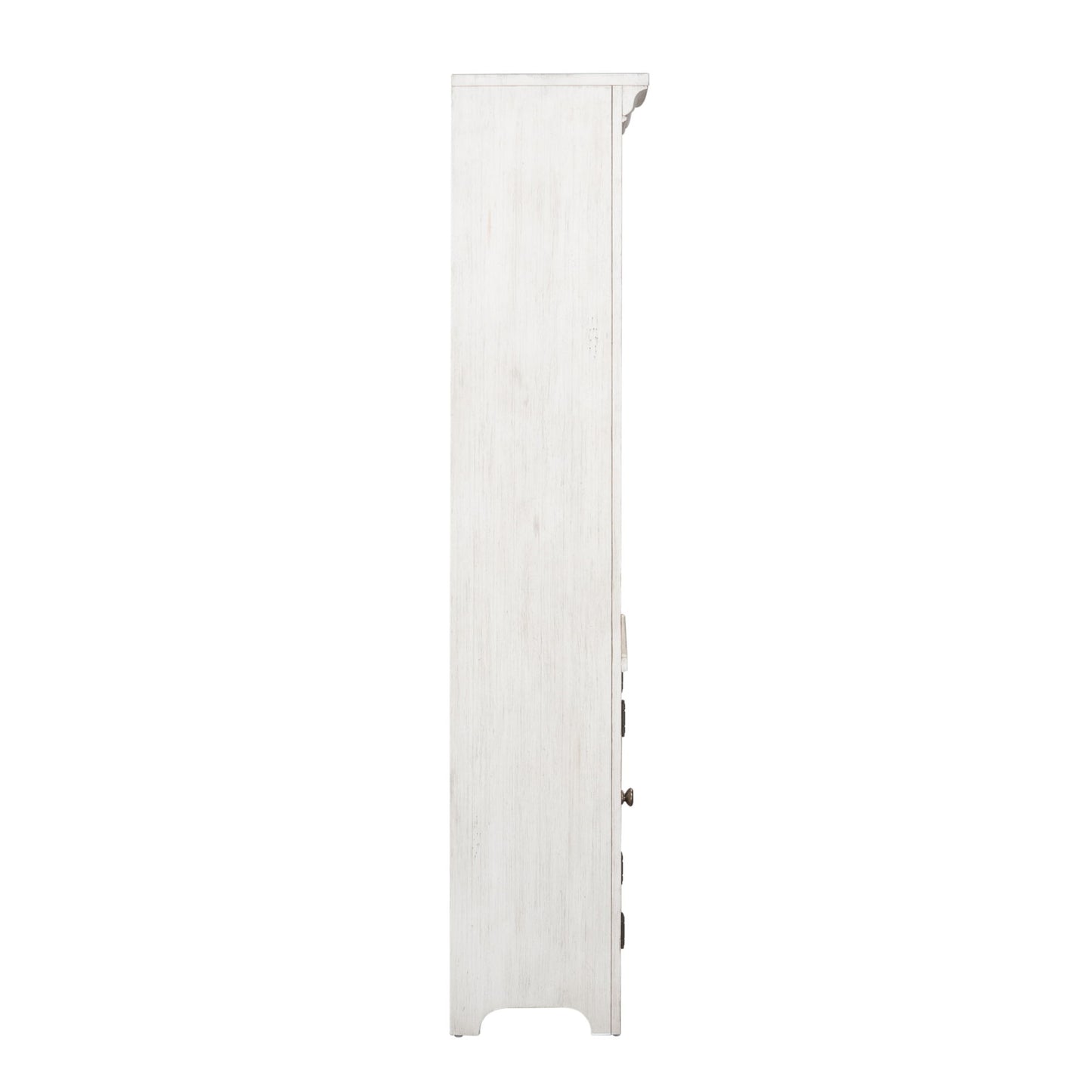 Farmhouse Reimagined - Bookcase - Antique White / Chestnut Tops
