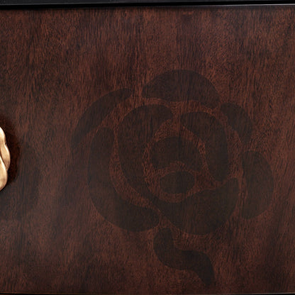 Camellia Field - Media Cabinet - Dark Brown