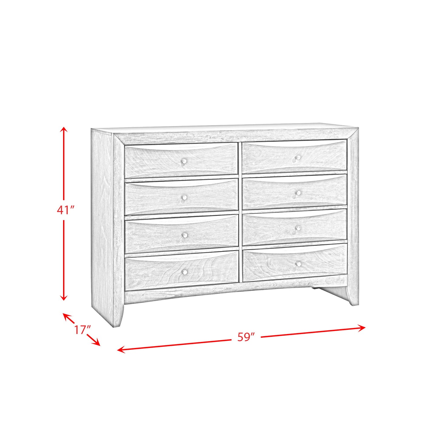 Emily - Bedroom Dresser