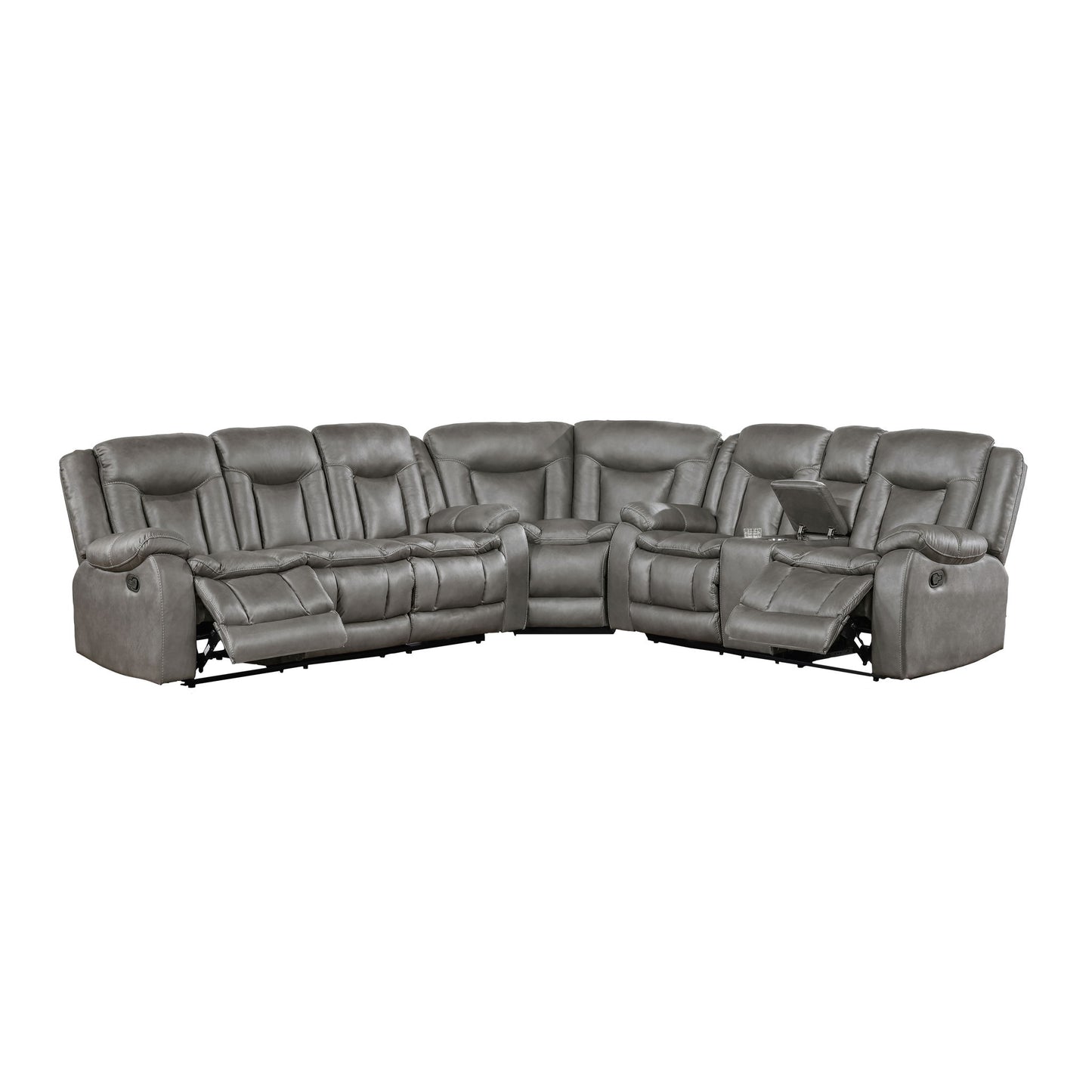 Morello - 3 Piece Manual Sofa/Loveseat/Wedge