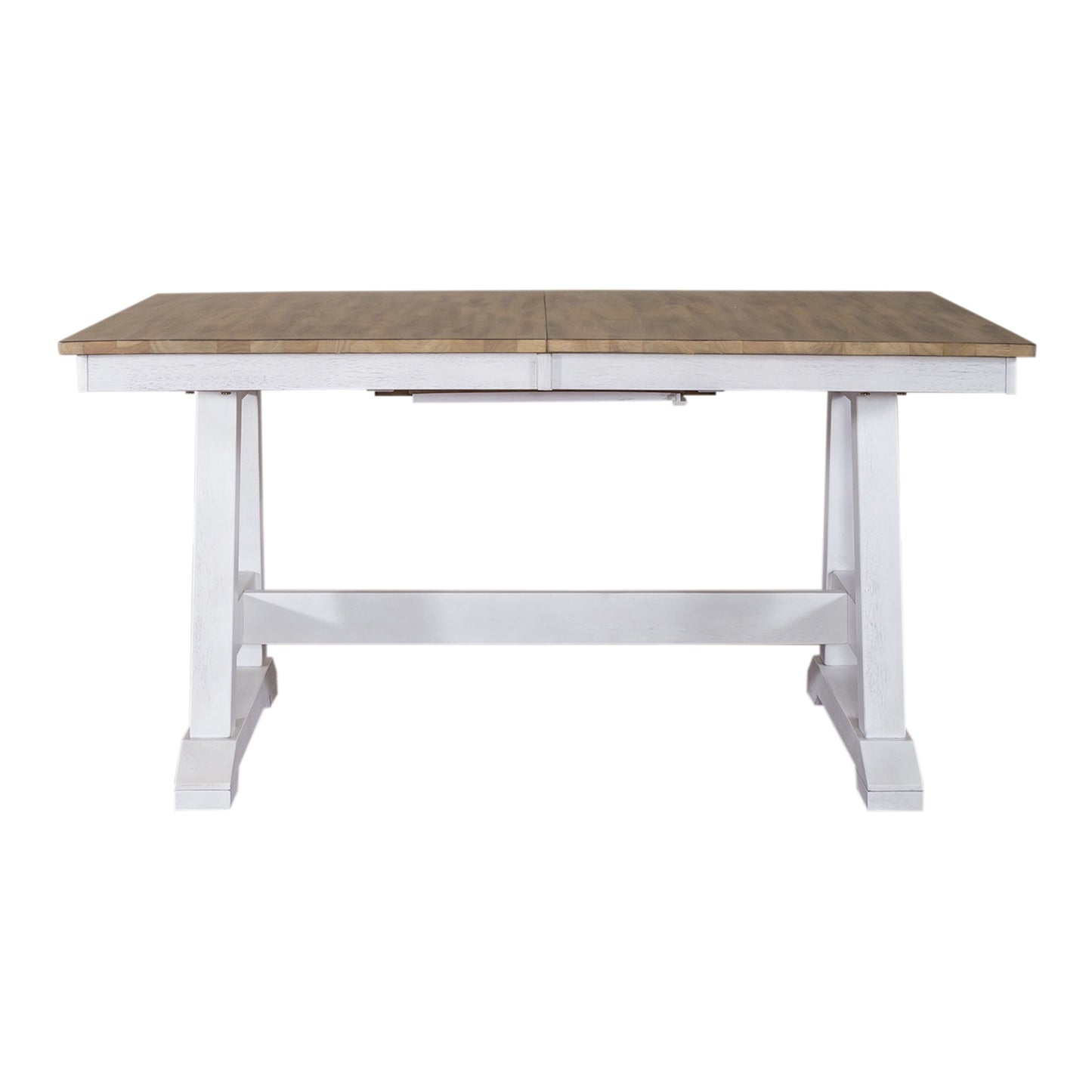Lindsey Farm - Trestle Table Top - Weathered White & Sandstone