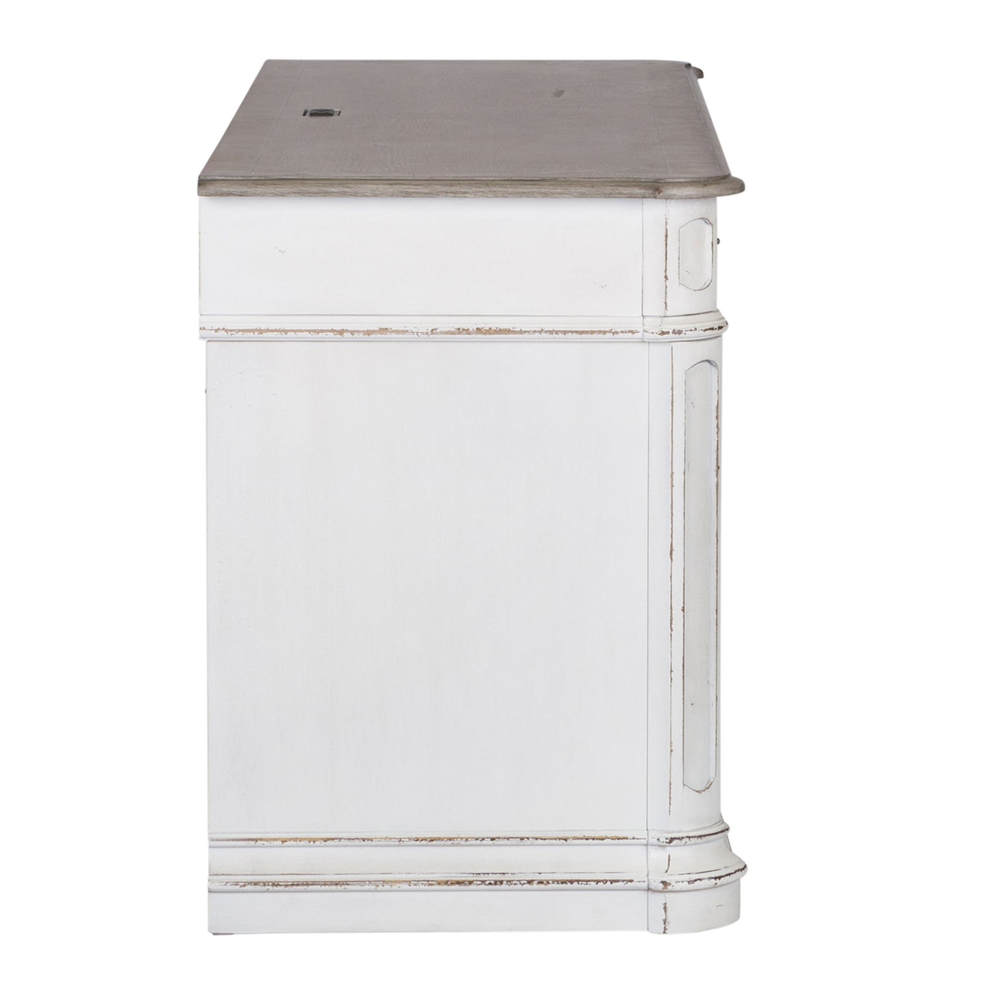 Magnolia Manor - Jr Executive Credenza Top - Antique White