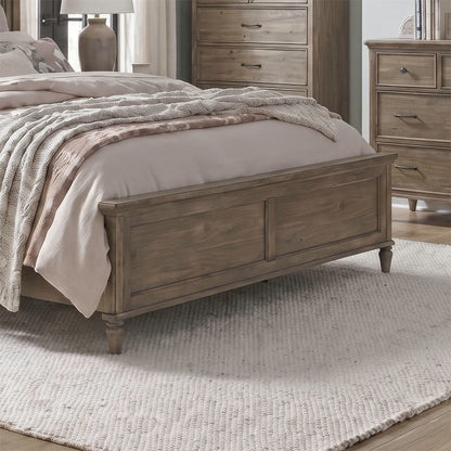 Hickory Grove - King Panel Footboard - Heirloom Brown