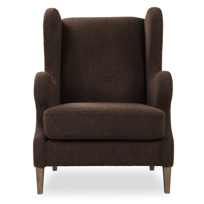Serpentine - Brown Fabric Accent Chair